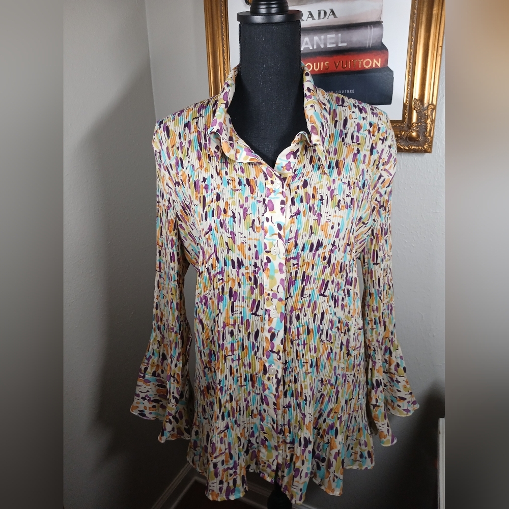 Milano Multicolored Blouse 1X